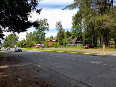 Arriendo de sitio orilla de carretera camino Villarrica a Pucón