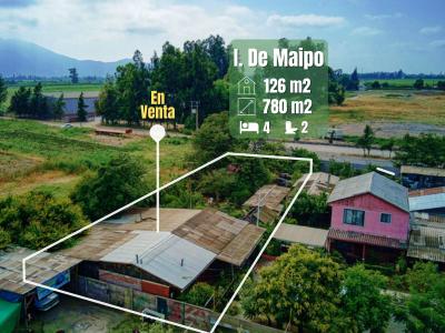 Casa con Amplio Terreno en Venta en Isla de Maipo - Divergente Asesores, 4 habitaciones
