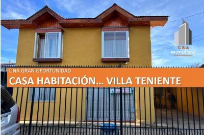 Amplia Propiedad, en sector Villa Teniente... Rancagua, 140 mt2, 6 habitaciones