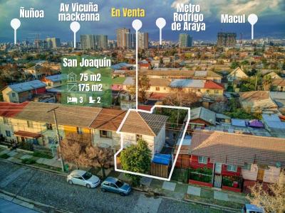 Casa en venta en San Joaquín. Músicos del Mundo - Divergente Asesores, 3 habitaciones