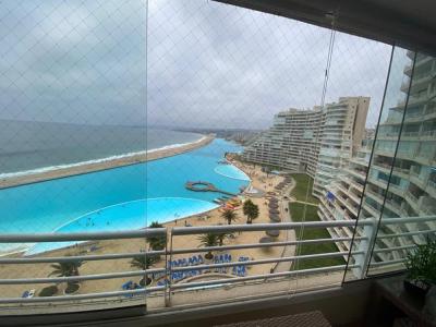 San Alfonso Del Mar amoblado con vista exclusiva hacia la costa y la segunda piscina mas grande del mundo, 180 mt2, 4 habitaciones